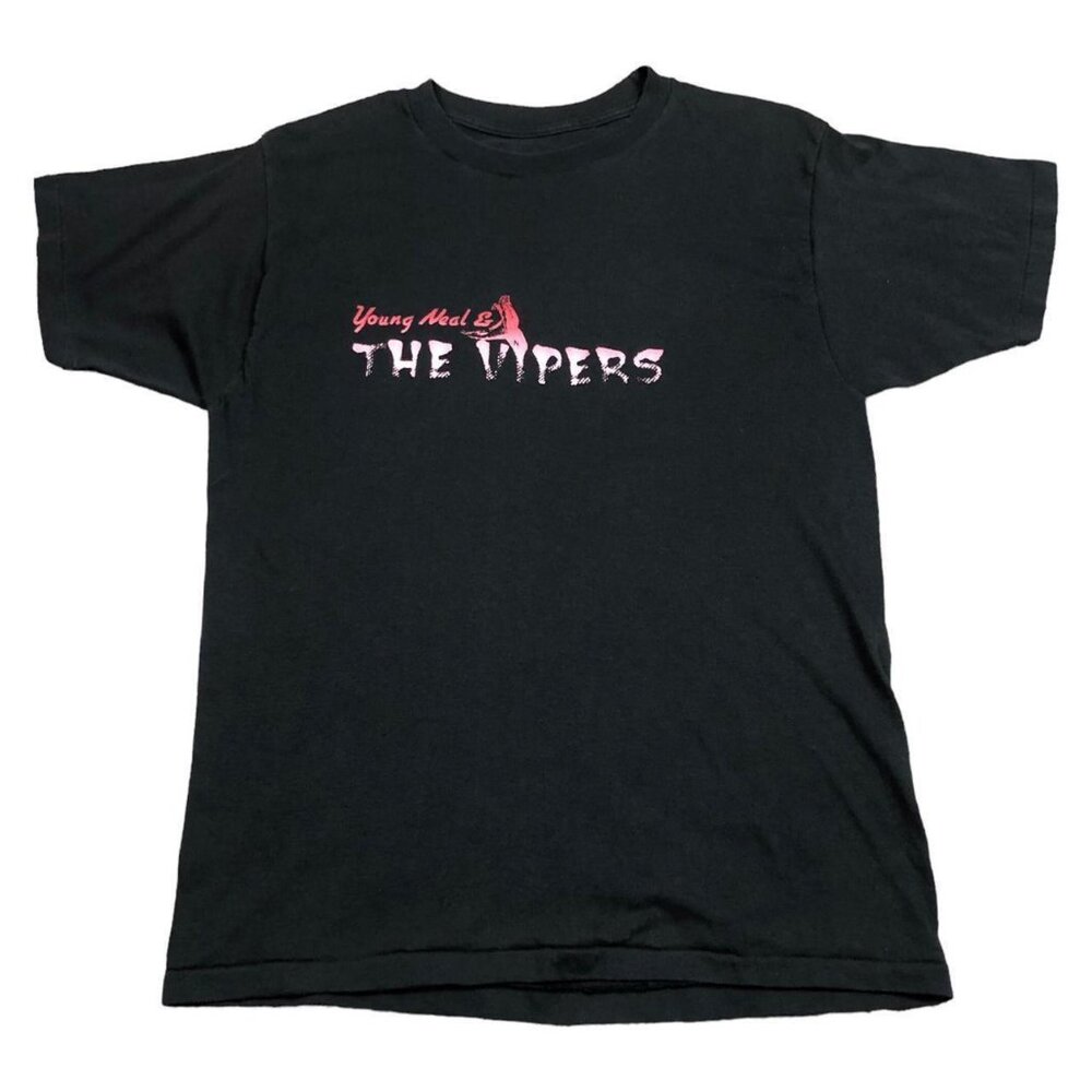 Vintage 80s Young Neal & The Vipers Band Shirt Adult Size Medium‎